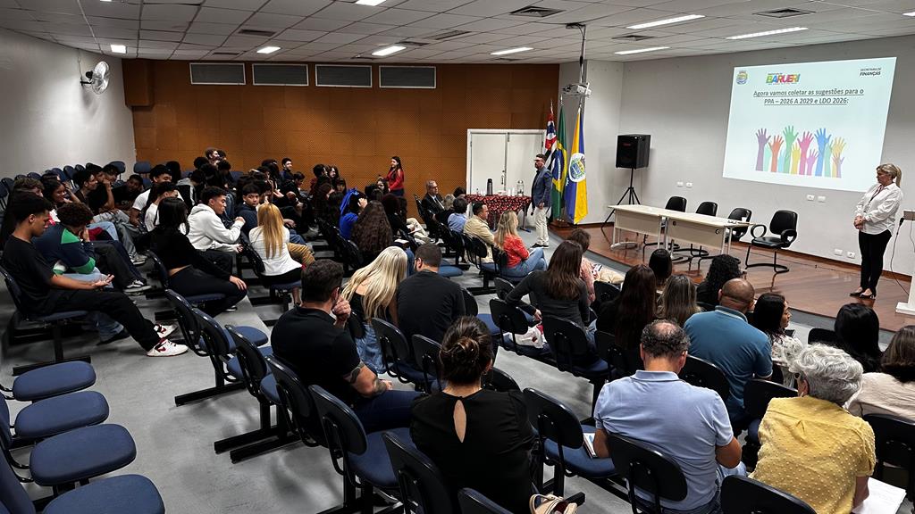 Barueri abre canal para população sugerir investimentos no orçamento de 2027