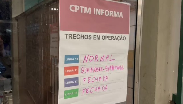 Governo de SP reage com plano emergencial para mitigar greve de trens