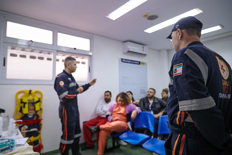 SAMU Oeste/SP inicia capacitação em Suporte Básico de Vida para equipes de urgência